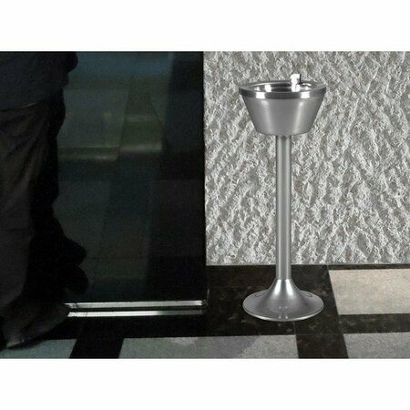 EX-CELL KAISER 501 CPDR-FLIP Chrome Pedestal Smoking Urn 764501CPFLIP